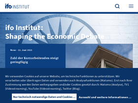 'ifo.de' screenshot