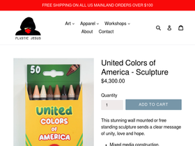 plasticjesusstore.com homepage screenshot