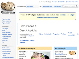 'desciclopedia.org' screenshot