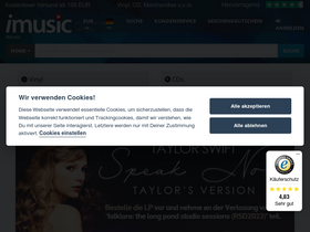 'imusic.de' screenshot