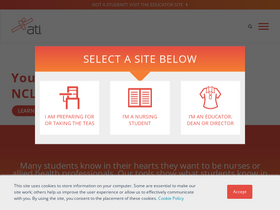 'atitesting.com' screenshot