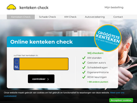 'kentekencheck.nl' screenshot