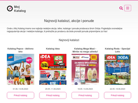 'mojkatalog.rs' screenshot