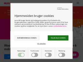 'aura.dk' screenshot