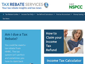 'taxrebateservices.co.uk' screenshot