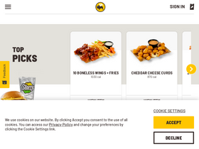 'buffalowildwings.com' screenshot