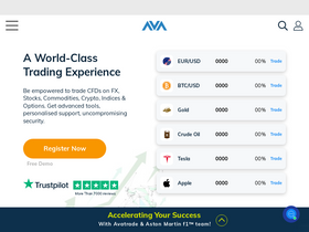 'avatrade.com' screenshot