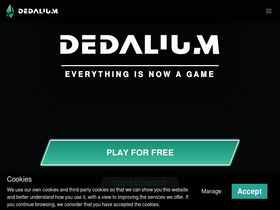 'dedalium.com' screenshot
