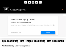 'big4accountingfirms.com' screenshot