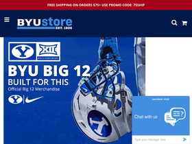 'byustore.com' screenshot