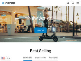 'g-forcebike.com' screenshot