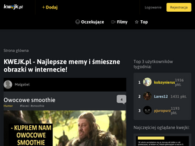 'kwejk.pl' screenshot