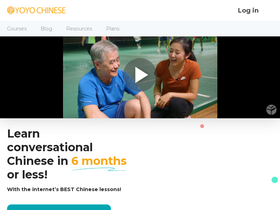 'yoyochinese.com' screenshot