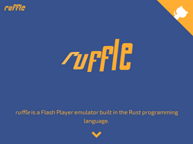 'ruffle.rs' screenshot