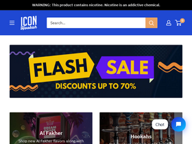 'iconhookah.com' screenshot