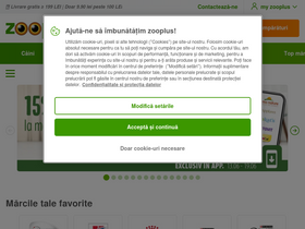 'zooplus.ro' screenshot