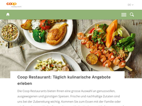 'coop-restaurant.ch' screenshot