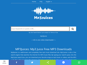 'mp3juices.io' screenshot