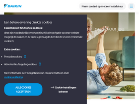 'daikin.nl' screenshot
