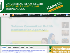 'uinsatu.ac.id' screenshot