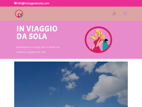 'inviaggiodasola.com' screenshot