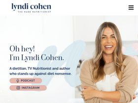 'lyndicohen.com' screenshot