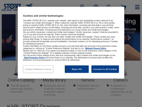 'karlstorz.com' screenshot