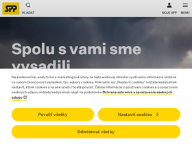'spp.sk' screenshot