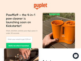 Puplet website screenshot