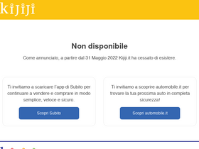 'kijiji.it' screenshot