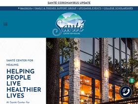 'santecenter.com' screenshot
