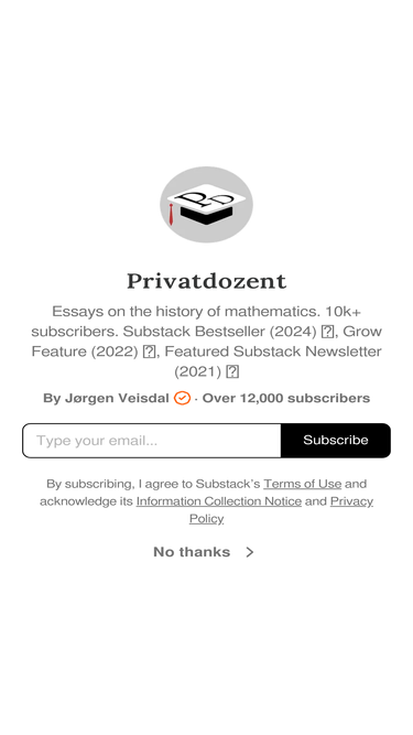 cantorsparadise.substack.com