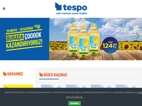 'tespo.com.tr' screenshot