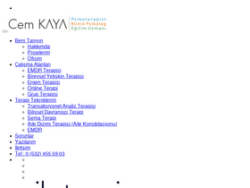 'cemkaya.net' screenshot