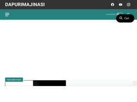 'dapurimajinasi.com' screenshot