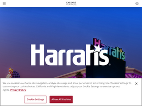 'harrahs.com' screenshot