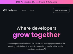 'daily.dev' screenshot
