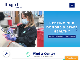 'bplplasma.com' screenshot
