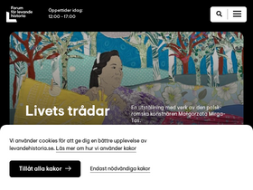 'levandehistoria.se' screenshot