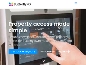 'butterflymx.com' screenshot
