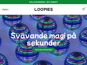 Loopies homepage screenshot