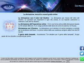 'divinazioni.com' screenshot