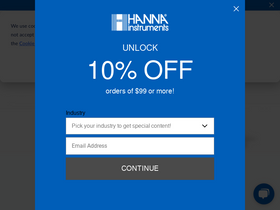 'hannainst.com' screenshot