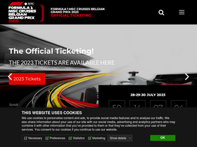 'spagrandprix.com' screenshot