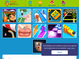 'aifreegame.com' screenshot