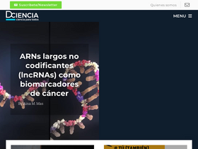 'dciencia.es' screenshot
