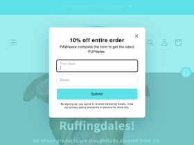 ruffingdales.com homepage screenshot