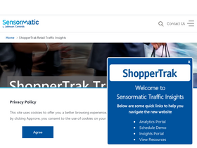 'shoppertrak.com' screenshot