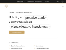 'up.edu.mx' screenshot