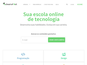 'schoolofnet.com' screenshot
